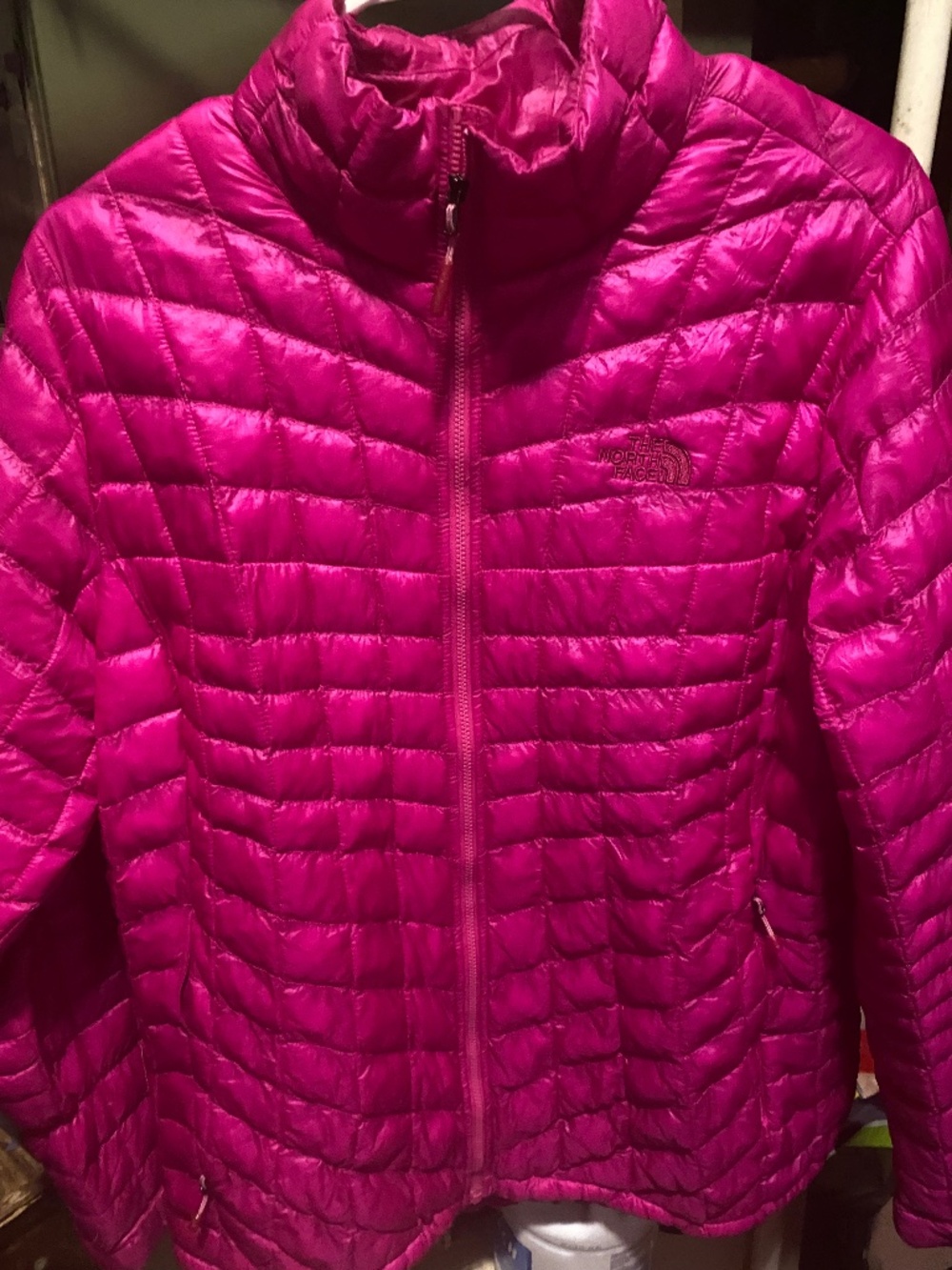 The North Face Women’s XL Hot Pink/Magenta Lightweight Quilted Puffer Jacket